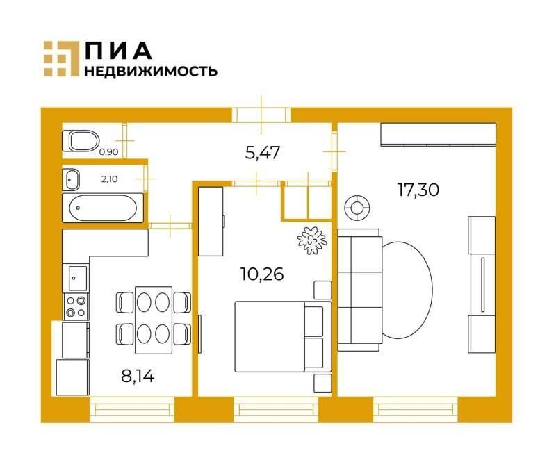 Квартира, Санкт-Петербург, тер-рия Ручьи, Пискарёвский пр-т , 39. Фото 2