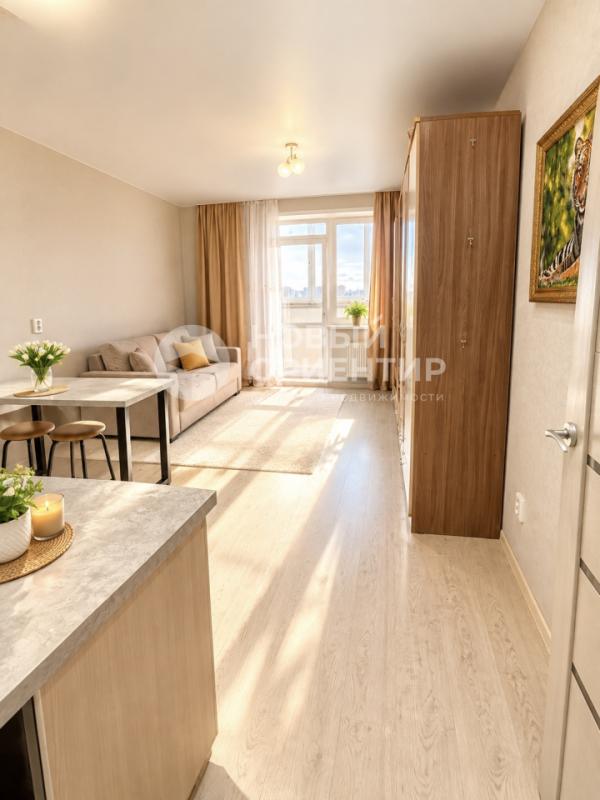 Квартира-Студия, 27 м², 10/16 этаж