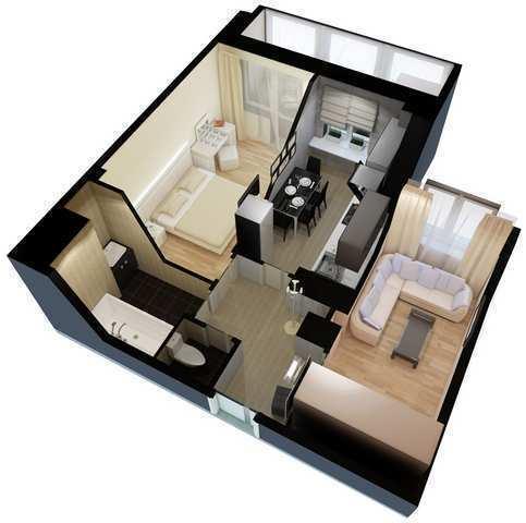 3-комнатная Квартира, 68 м2