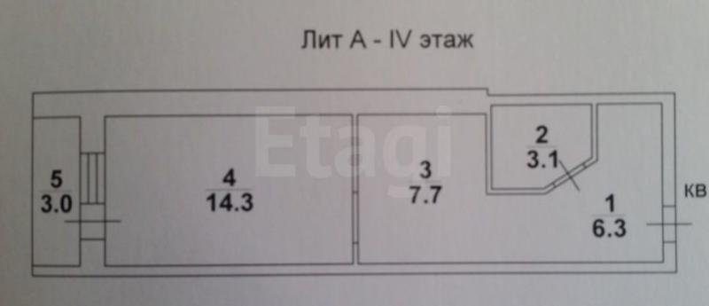 Квартира-Студия, 32 м2