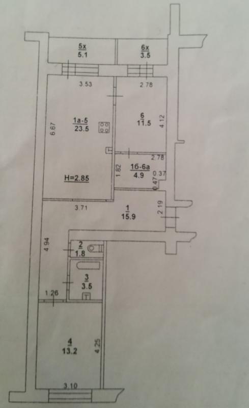 2-комн. квартира, 84.3 м², 12/14 этаж