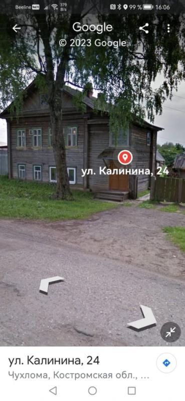 Квартира, Костромская область, Чухлома, ул. Калинина, 24. Фото 1
