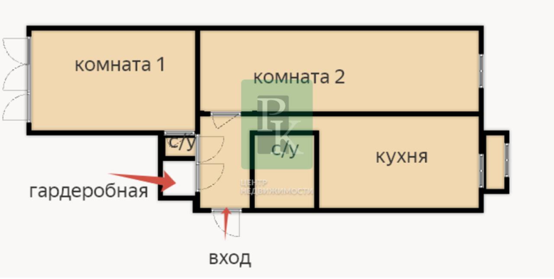 Квартира, Севастополь, Гагаринский МО, 5-й мкр, ул. Александра Маринеско, 25. Фото 1