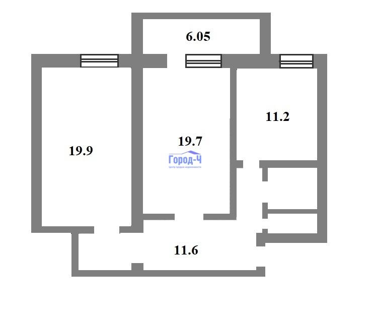 2-комнатная квартира, 75.6 м2