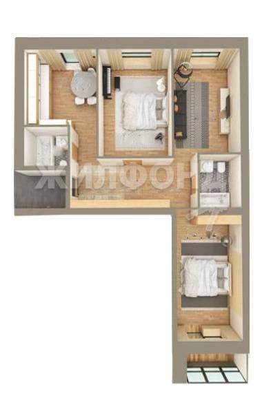 2-комнатная Квартира, 65 м2