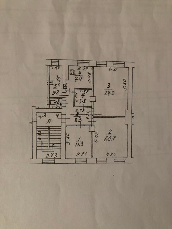 3-комнатная квартира, 82 м2