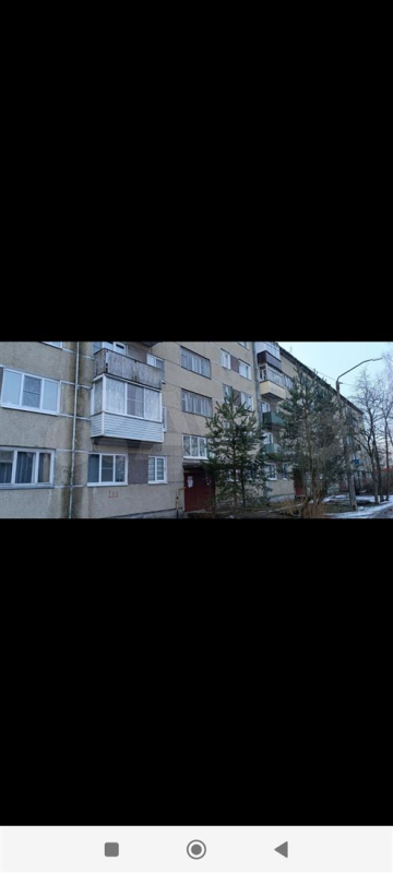 Квартира, Ленинградская область, городской пос. Мга, Комсомольский пр-т , 62. Фото 1