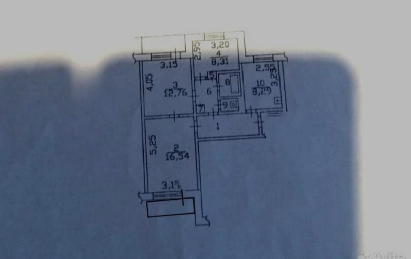 3-комн. квартира, 62 м², 8/9 этаж