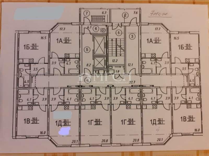 Квартира-Студия, 28.1 м2