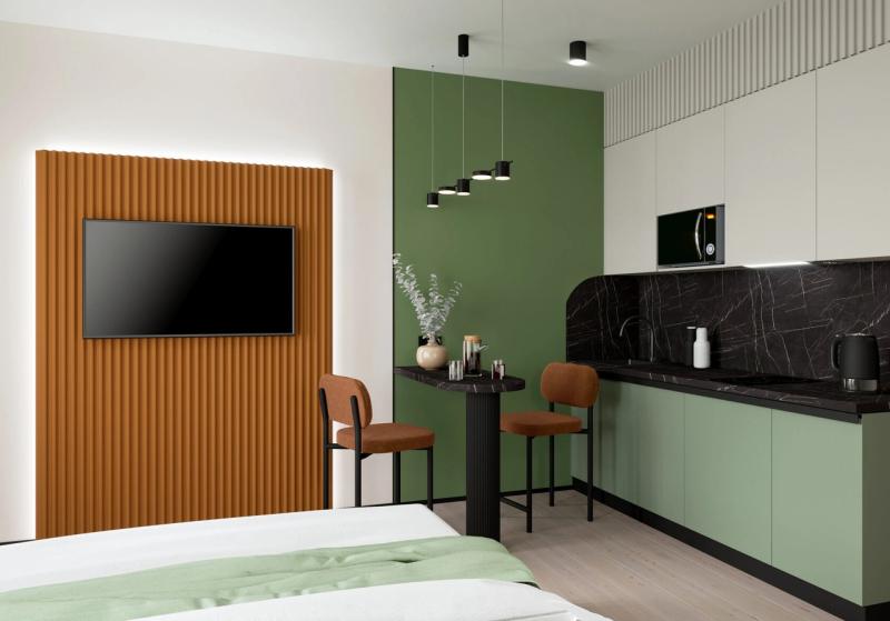 Квартира-Студия, 21 м², 2/4 этаж