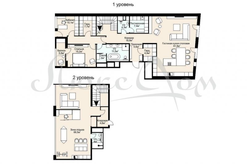 3-комнатная Квартира, 238 м2