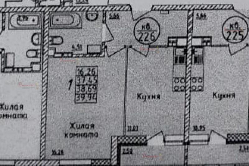 1-комн. квартира, 37 м², 3/26 этаж
