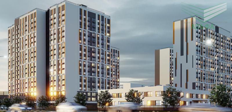 2-комн. квартира, 60.82 м², 17/18 этаж