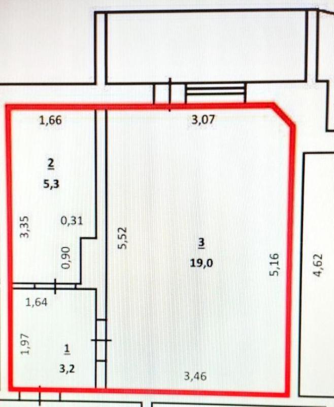 1-комнатная Квартира, 27.5 м2