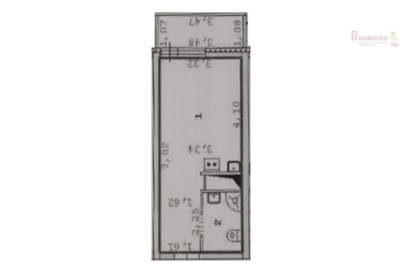 Квартира-Студия, 21 м2