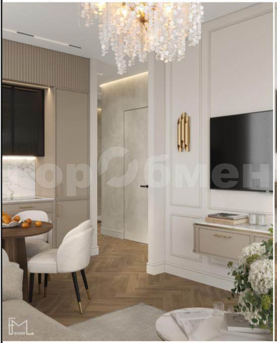 3-комнатная Квартира, 54 м2