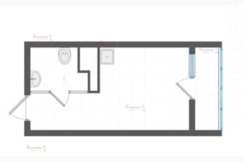 Квартира-Студия, 18 м2