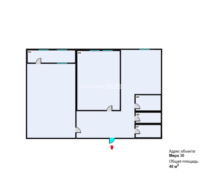 2-комнатная Квартира, 48 м2