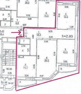 3-комн. квартира, 80.1 м², 7/17 этаж