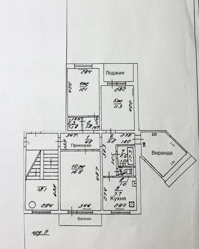 3-комнатная Квартира, 65.5 м2