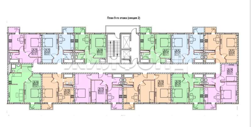 2-комн. квартира, 45 м², 9/10 этаж