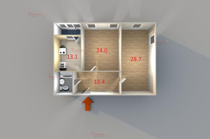 2-комн. квартира, 83 м², 7/10 этаж