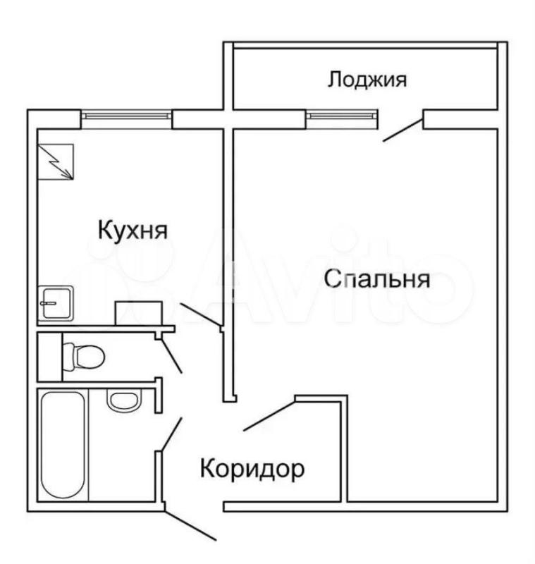 1-комнатная Квартира, 33 м2