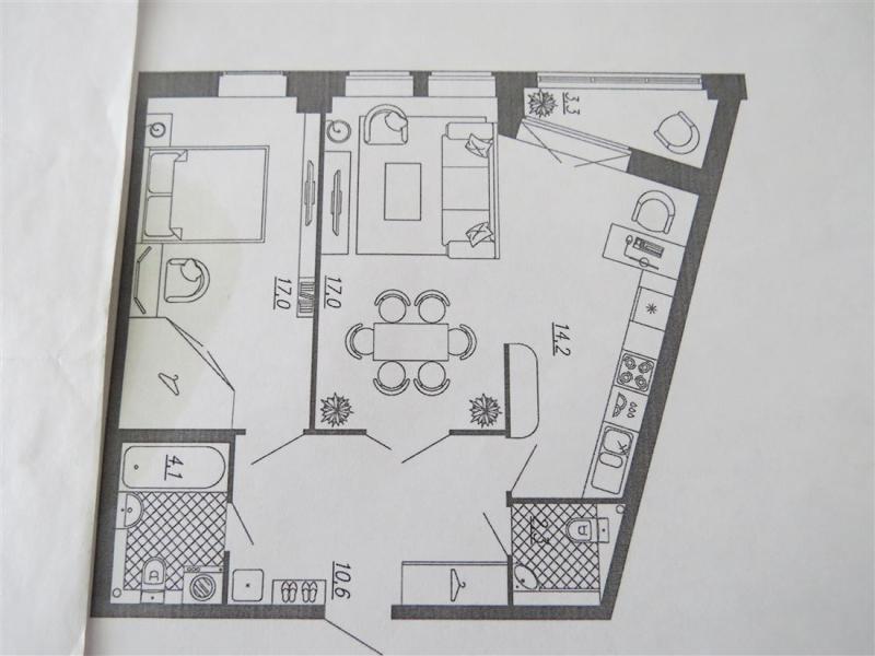 2-комнатная Квартира, 65.4 м2