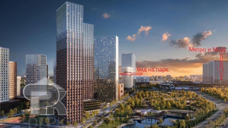 3-комн. квартира, 71.3 м², 18/43 этаж