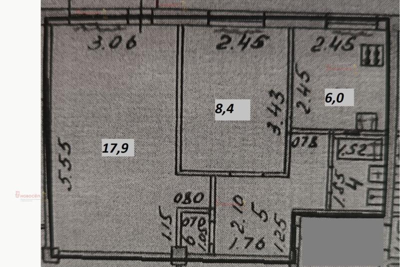 2-комн. квартира, 40.7 м², 5/5 этаж