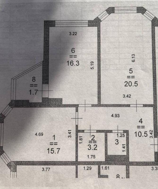 2-комн. квартира, 67.9 м², 6/17 этаж