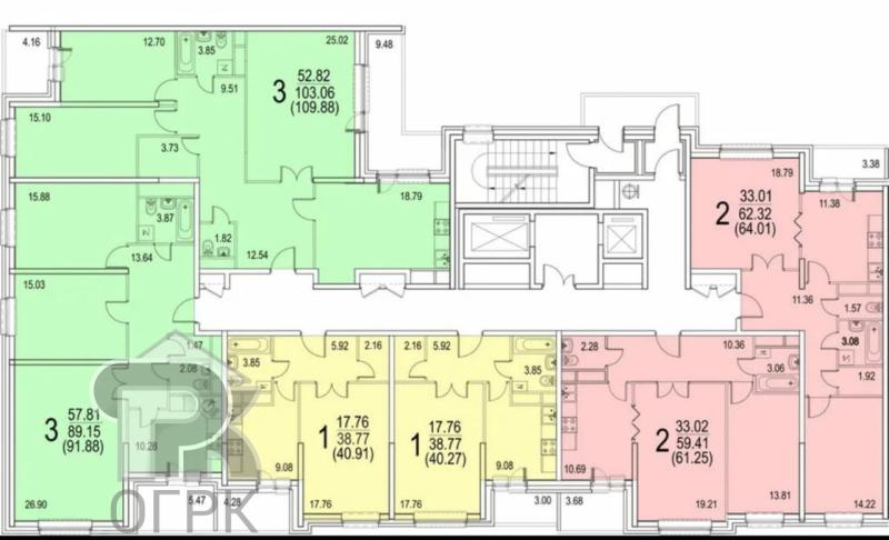 2-комн. квартира, 60 м², 7/20 этаж