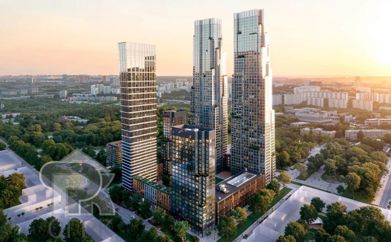 3-комн. квартира, 74 м², 39/59 этаж