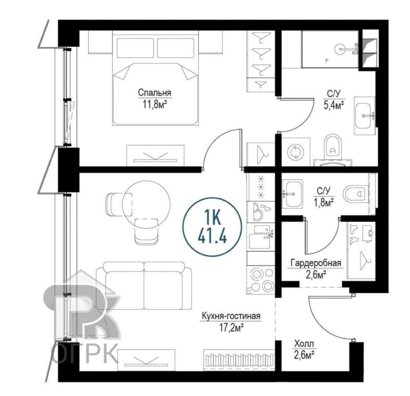 Квартира, Москва, ЮВАО, Южнопортовый р-н, Волгоградский пр-т , 32/5  корпус 3. Фото 1