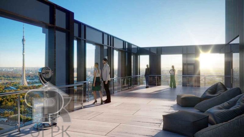 Квартира-Студия, 24 м², 45/55 этаж