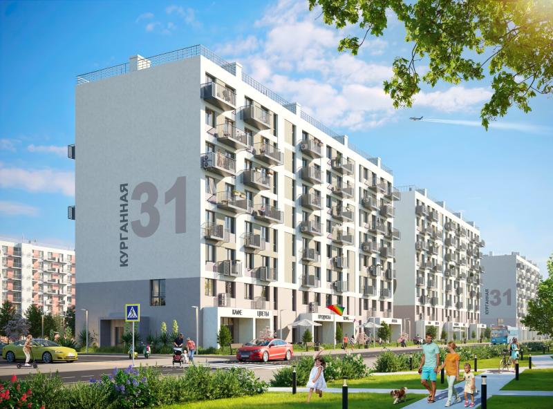 2-комн. квартира, 54 м², 1/8 этаж