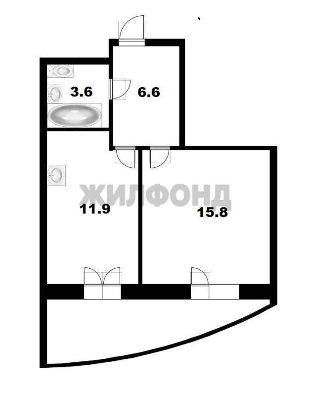 1-комн. квартира, 37 м², 2/25 этаж