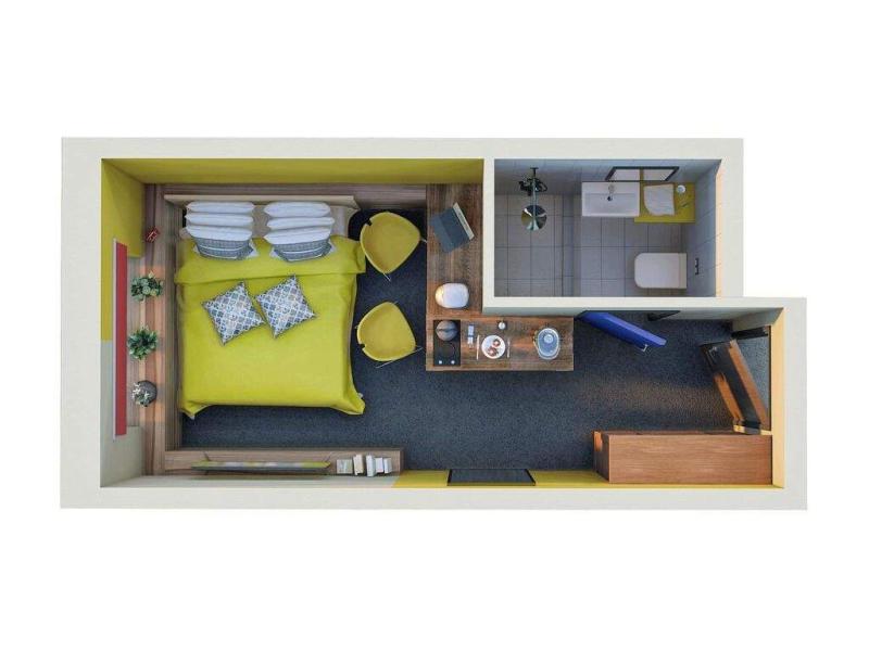 Новостройка-Студия, 16 м², 8/26 этаж