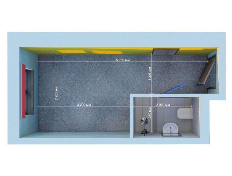 2-комн. квартира, 28 м², 3/26 этаж
