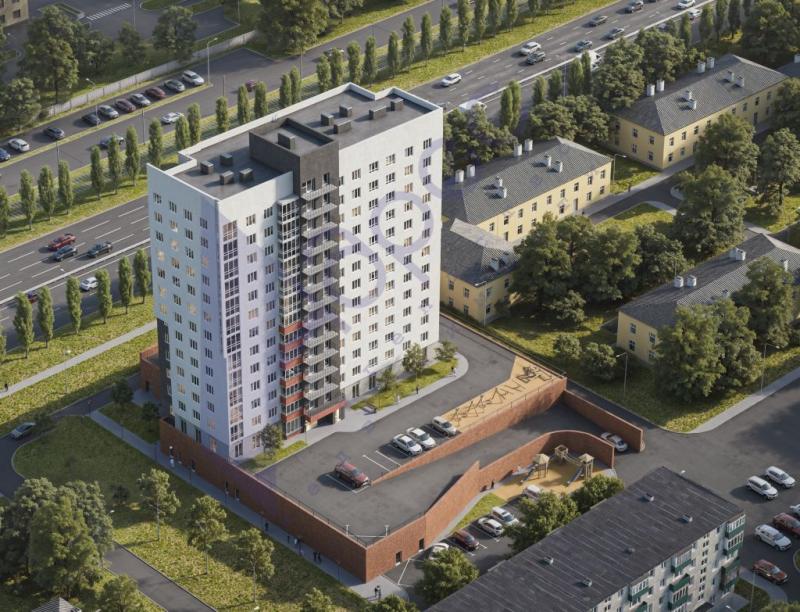 1-комнатная квартира, 35.72 м2