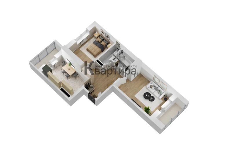 2-комнатная квартира, 66 м2