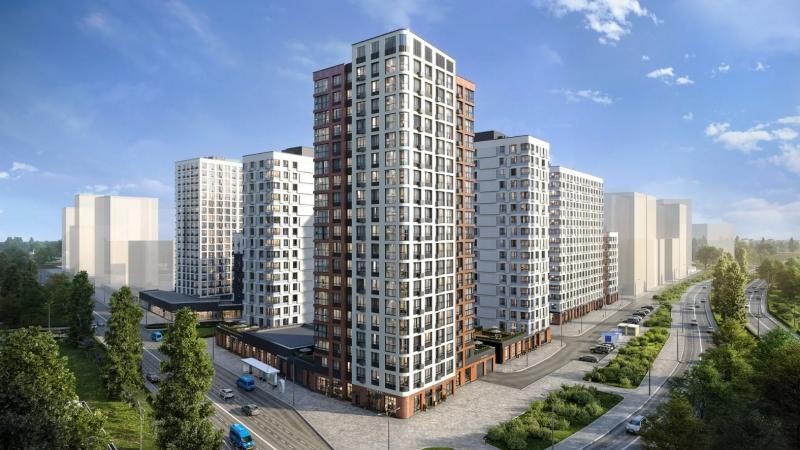 Новостройка, Москва, НАО, ЖК Бунинские Кварталы, к1.3. Фото 4