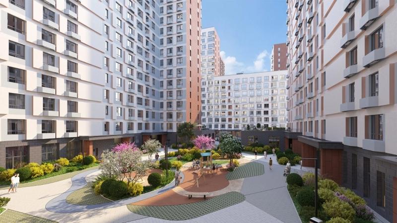 Новостройка, Москва, НАО, ЖК Бунинские Кварталы, к1.3. Фото 5
