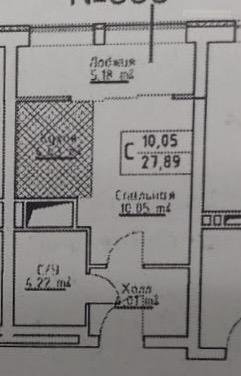Новостройка-Студия, 27.8 м², 11/23 этаж