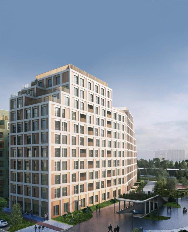 Новостройка, Москва, мкр Рублёво-Архангельское, ЖК Сберсити, 17. Фото 2