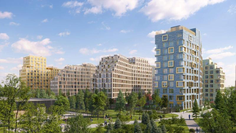 Новостройка, Москва, мкр Рублёво-Архангельское, ЖК Сберсити, 17. Фото 4
