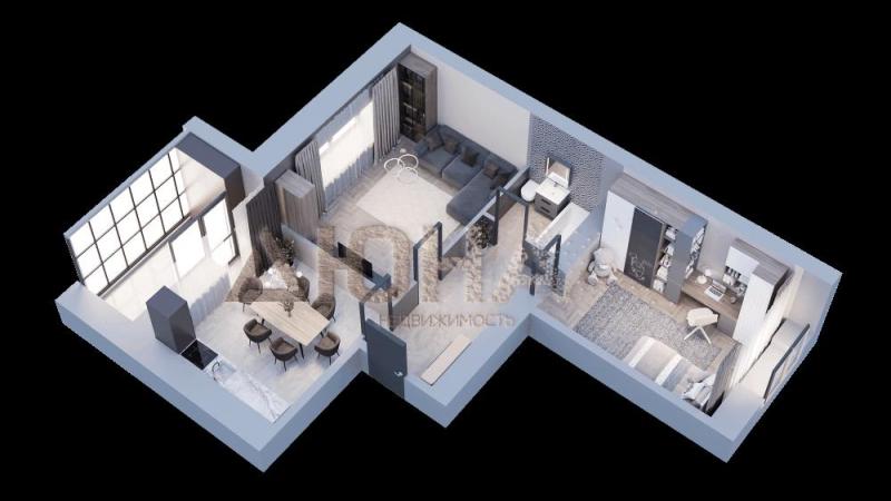 2-комн. квартира, 64.46 м², 5/9 этаж