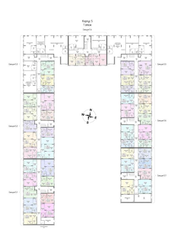 2-комн. квартира, 43.13 м², 1/4 этаж