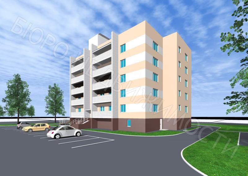 2-комн. квартира, 55 м², 3/5 этаж
