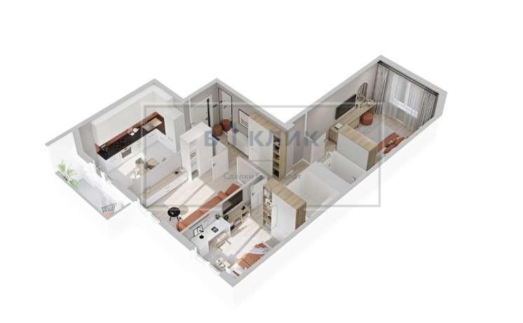 3-комн. квартира, 66 м², 4/9 этаж